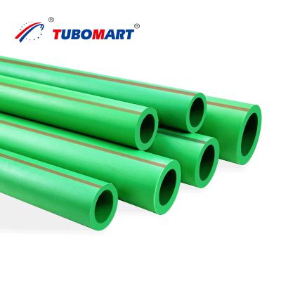 China 20mm - 110mm Green PPR Pipe Plastic Polypropylene PPR Plumbing Pipe for sale