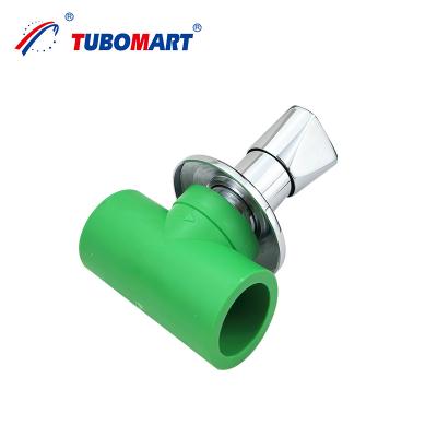 China Chemical Resistance PPR Valve Hot And Cold Water Shut Off Valve 20mm - 110mm for sale