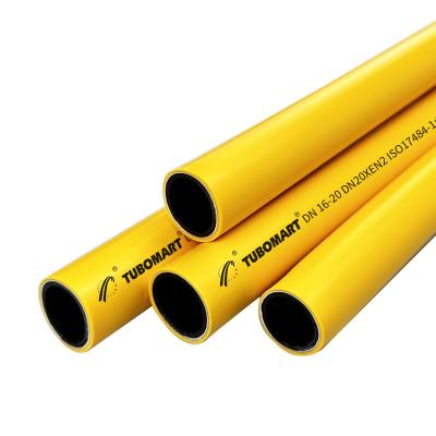China Yellow PEX AL Pex Gas Pipe 2.0mm Thickness ISO 17484-1:2006 AS4176.8-2010 Standard for sale