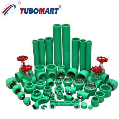 China ISO9001 Plastic PPR Pipe Fittings Water Pipe Fittings Eco Friendly PPR Pipe Elbow for sale