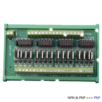 China 16 Ways PLC Power Output Amplifier Module Relay Board DC 24V ZC16MP for sale