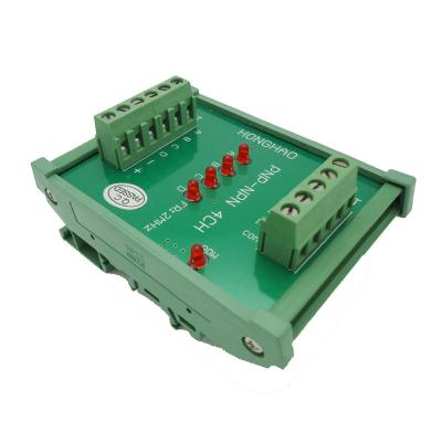 China Logic Level Polarity Converter PNP to NPN Signal 4 Ways for Simens PLC Series for sale