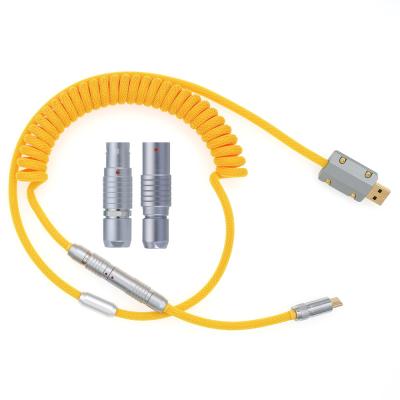 China Heavy Duty Connector Coupled Mechanical Keyboard Cable Docking Circular Plug Socket for sale