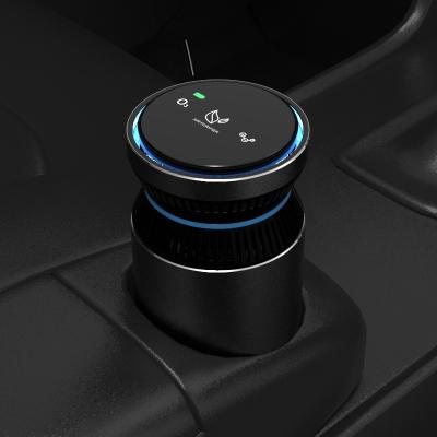 China Ionizer Car Air Purifier With Negative Ion Aromatherapy For Odor Smoke for sale