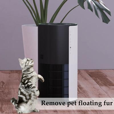 China Ecrã táctil LED Pet Hepa UV purificador de ar Smart Air Cleaner para odores de animais à venda