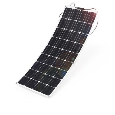 China 150Wp 12 Volt 200 Watt Flexible Solar Panel With 90cm MC4 Connector Cable for sale