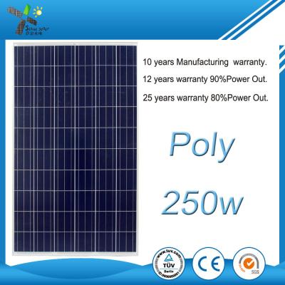 China Durable Polycrystalline Solar Panel , 250W 30V Polycrystalline Cells For Power Station for sale