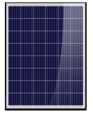 China PV Black Polycrystalline Solar Panel 72 Cells 300w 310w 320w With CE RoHS Approval for sale