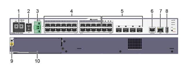 S5700-24TP-SI-DC appearance and structure S5700-24TP-SI-DC appearance and structure