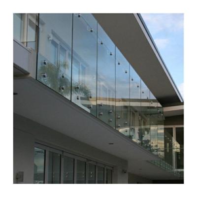China Burundi glass railing standoff fittings toughened glass for balcony standoff for sale