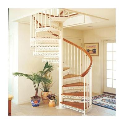 China Used steel beams steel wooden tread holder stairs canada spiral staircase à venda