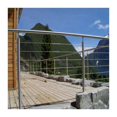 中国 Railings for porch stainless railing threaded wire rope cable clip page wire fence cost 販売のため