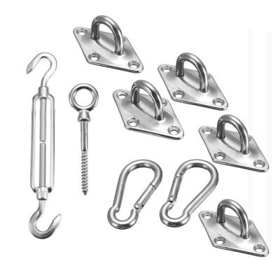 China SS 316 304 Cable Railing Hardware Forged Turnbuckle And Shackle Rigging Tensioner à venda