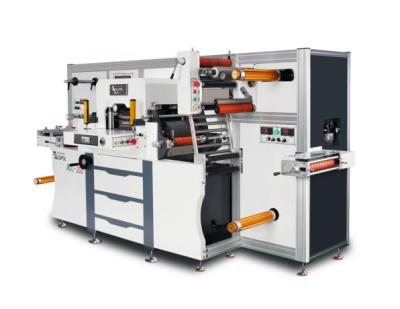China MDC-300 roll to roll flatbed sticker die cutting machine slitting machine for industrial use for sale