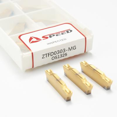 中国 CNC Cutting Tool Zcc Ct Inserts Carbide Grooving Insert ZTFD Insert ZTFD0303-MG 販売のため