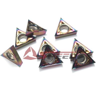 China Aluminum Workingpiece CNC Carbide Insert TCGT1604/0902/1102 Triangle Cutting Tool for sale