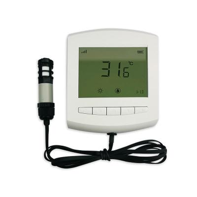 China LCD Display Lora Wireless Temperature and Humidity Sensor Remote Temperature Monitoring System for sale