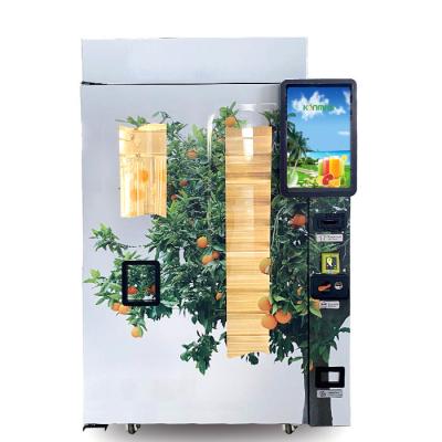 China Cold Refrigerator Freshly Squeezed Orange Juice Vending Machine Long Life Time for sale