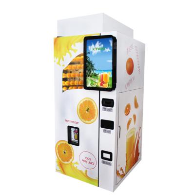 China Industrial Fresh Squeezed Orange Juice Vending Machine With Ozone Sterilazation for sale
