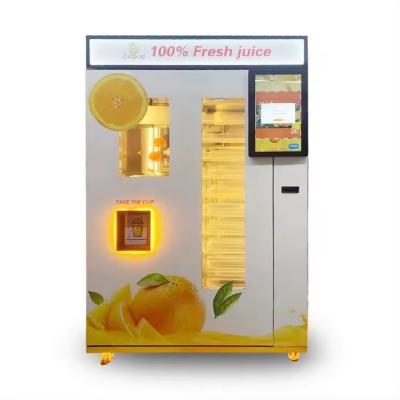 China Automatic Fresh Orange Juice Vending Machine With Card Reader And Bill Validator à venda