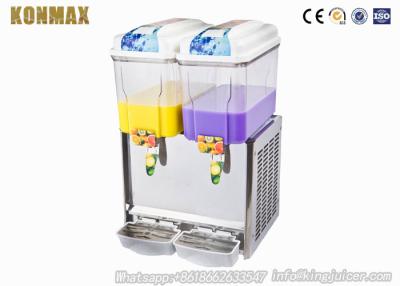 China Dispensador del jugo de los tanques dobles comerciales/máquina fríos del dispensador de la bebida en venta