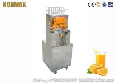 China 110V Commercia Orange Juicer Machine transparency Cover With Cabinet for sale