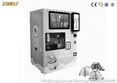 China 70g/Cup Commercial Coin Operated Ice Cream Machine For Frozen Food for sale