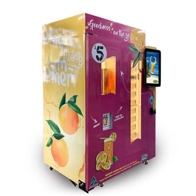 China Lavagem automática da função alaranjada do pagamento em dinheiro do serviço do auto da monitoração de Juice Vending Machine 4G APP à venda
