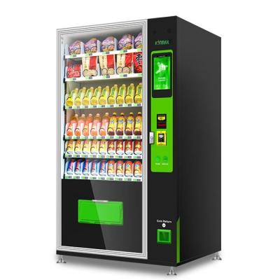 China ADA Self Touch Screen Soda And Snack Vending Machine Black color for sale
