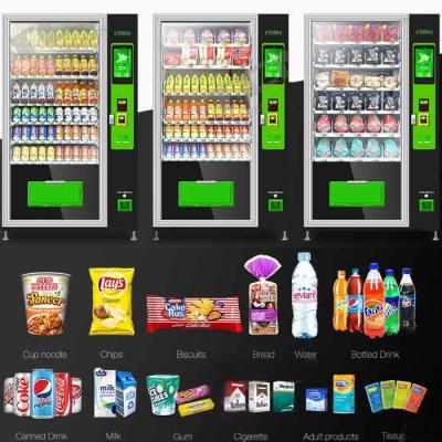 Китай Автомат закусок и напитков 267PCS 24h с кредитной карточкой или системой платежа наличными продается