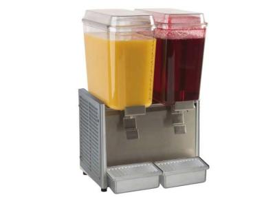 China 9L×2 Fruit Juice Hot or Cold Drink Dispenser with Heating System , Mixing , Spraying for sale