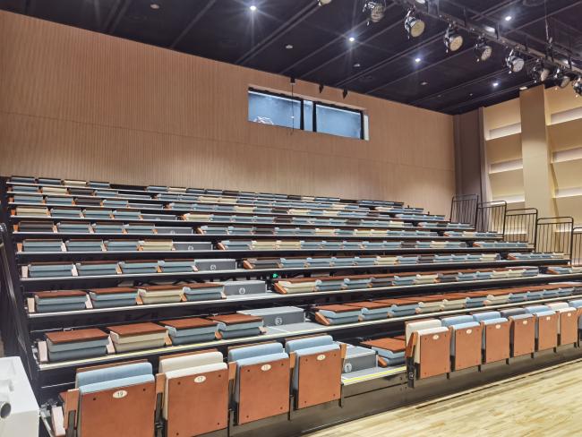 Theater seating installation example 1