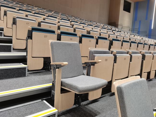 Theater seating installation example 2