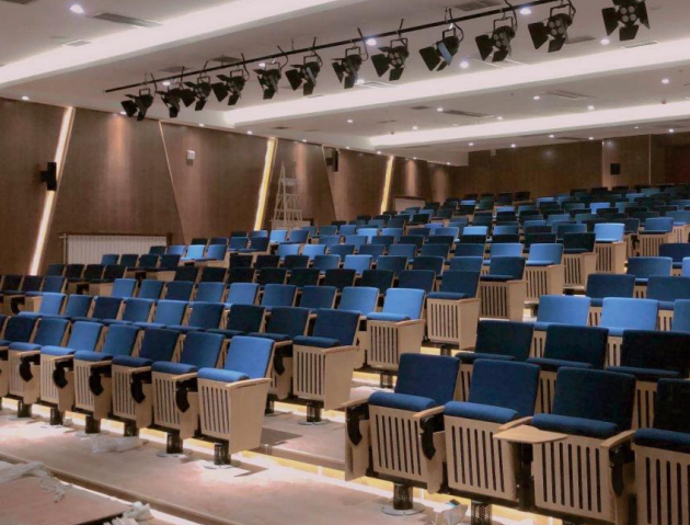 Theater seating project reference showing installation in a commercial venue