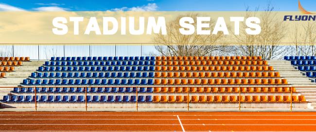Flyon outdoor fixed soccer seats installation