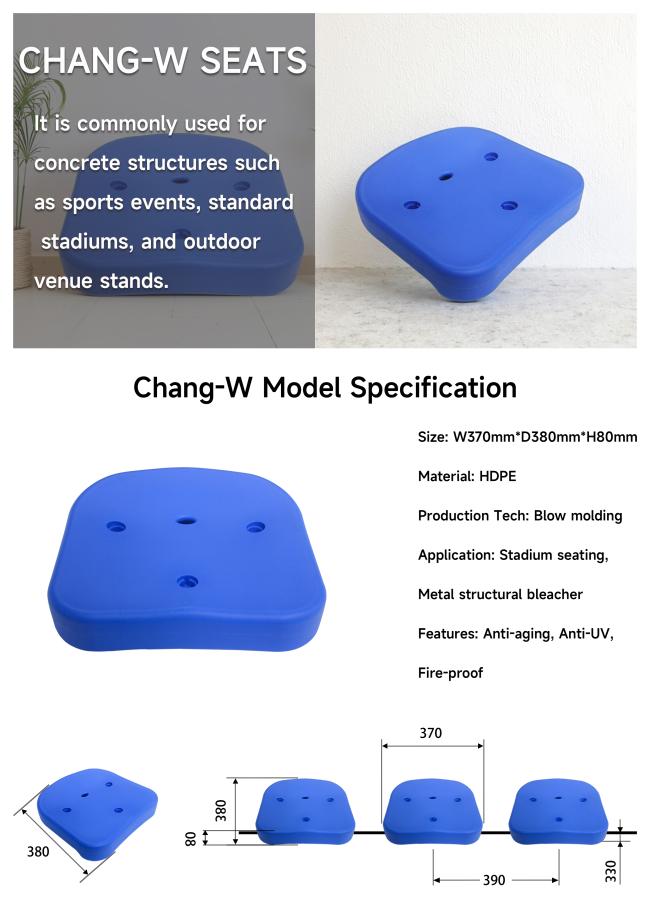 Seating color options and finishes