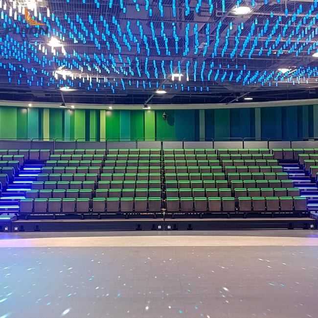 Completed seating installation