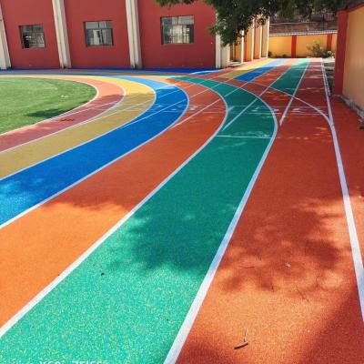 China 13mm Thickness Athletic Running Tracks With EPDM SBR Granules Material for sale