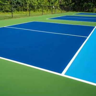China Pickleball Surface Customized Colors 	Pickleball Court Mat Sports Pickleball Flooring for sale