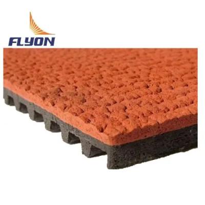 China Rectangular Design And UV Resistance Outdoor Running Track For Optimal Running for sale