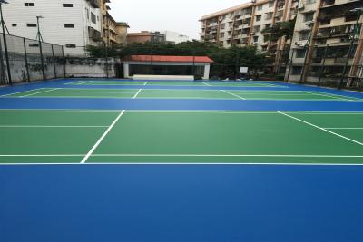 China Smooth Or Textured PU Sport Flooring Class 1 Fire Resistance for sale