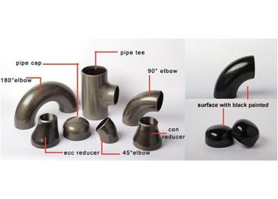 China ASTM A234 WPB seamless cs fittings black steel pipe fittings for sale
