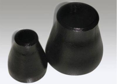 China Concentric Reducer black paint carbon steel pipe fitting for sale