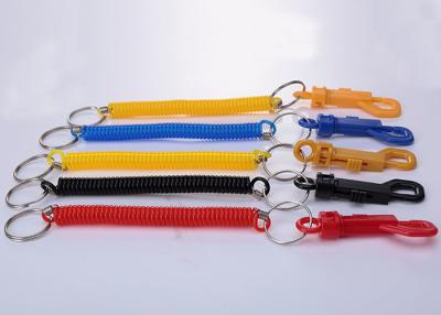 China Good Promotional Expanding Clip-on Casino-Jogger Key Coil Chains en venta