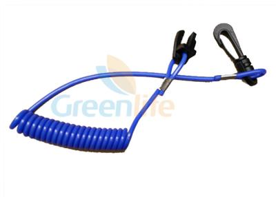 China Plastic Fashionable Kill Switch Cord Blue Plastic Engine Safety Rip Cord Leash for sale