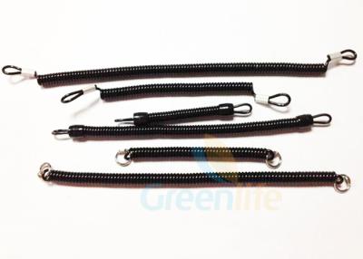China Long / Short Coiled Key Lanyard Stretchable Plastic Spring String Holders for sale