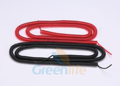 China Transparent Red / Black Retractable Fishing Lanyard Custom Strong Cables 10 Meter for sale