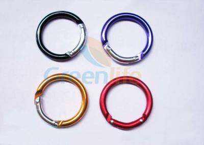 Китай Кольцо алюминиевого светлого крюка кнопки Карабинер округлой формы соединяясь для безопасности продается