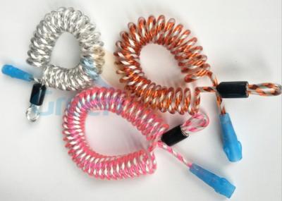 中国 中反無くなった螺線形の鎖の安全コイルの革紐の明るいベルト赤ん坊の幼児のために 販売のため