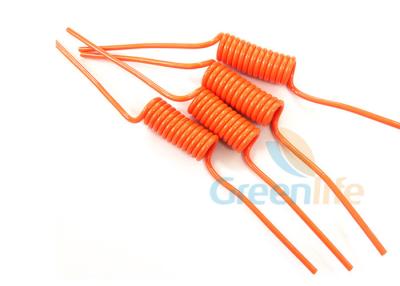 China TPU 5CM Long Spiral 10CM Tail Polyurethan Coil Cables for sale